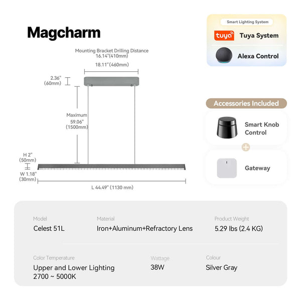 Celest Linear Suspension