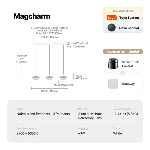 Nokta Island Pendants