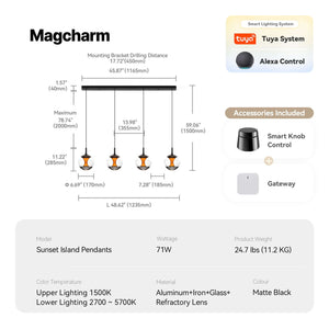 Sunset Island Pendants