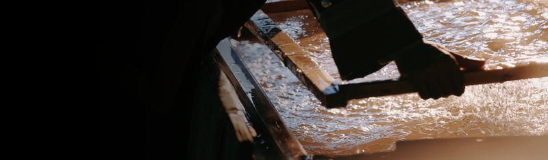 How Handmade Bark Paper Is Made