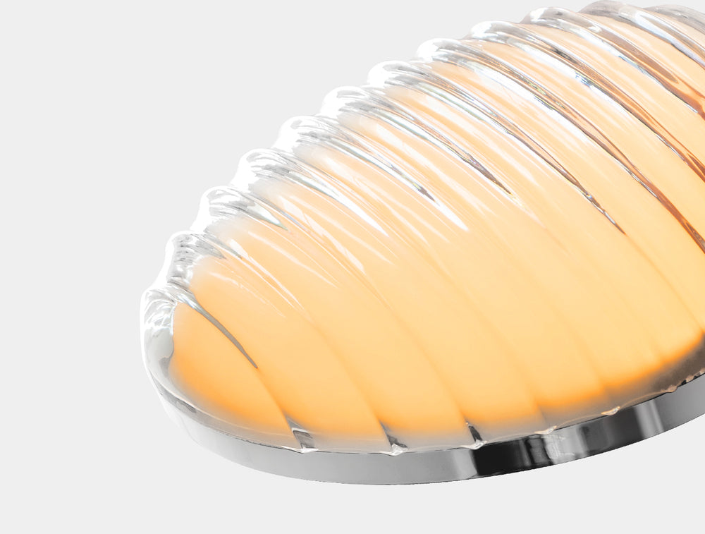 Crystal Shell Flush Mount