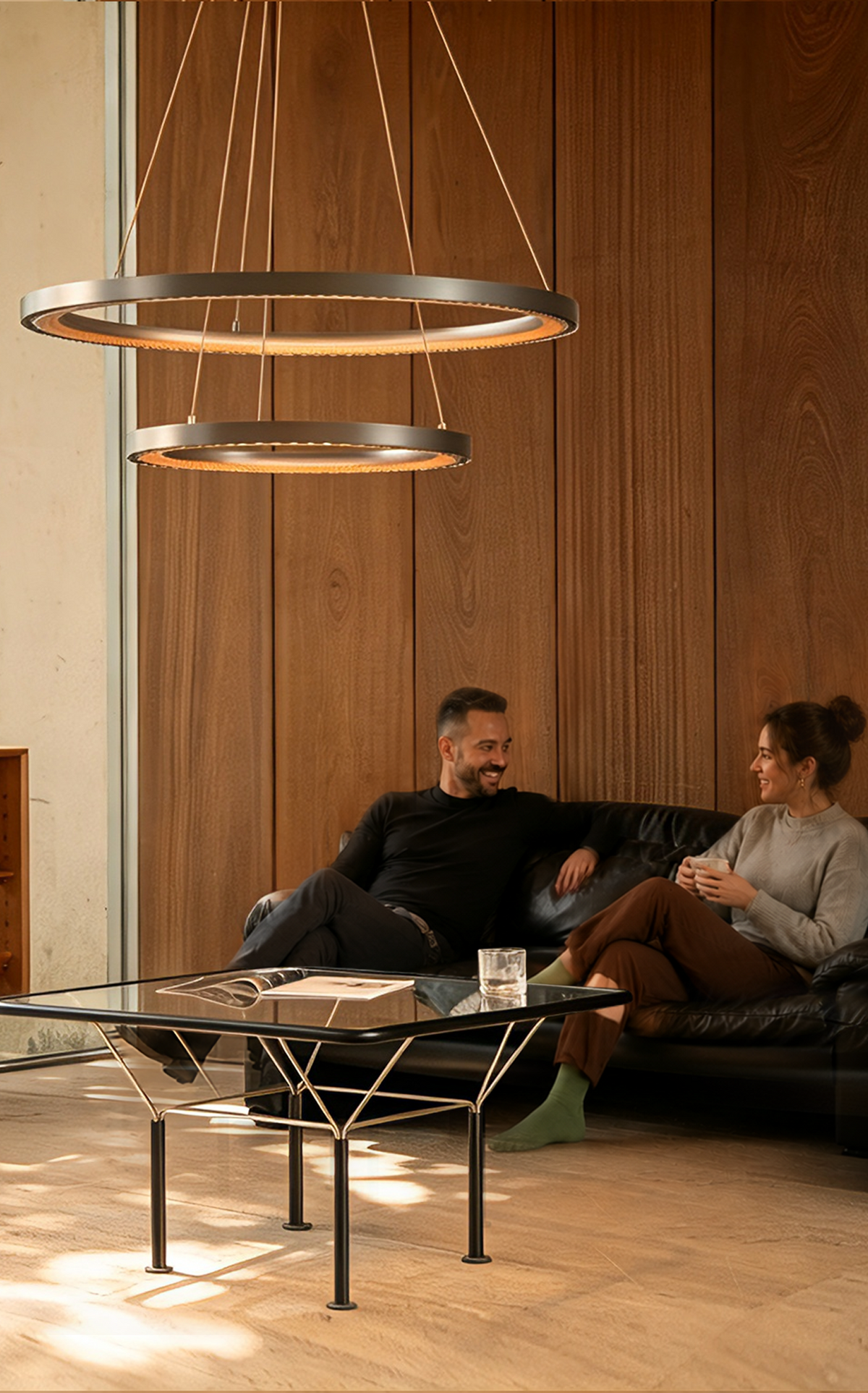 Magcharm lamp in a quiet design-led room