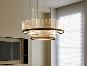 Yarn Chandelier