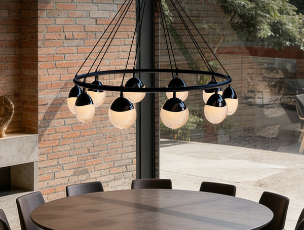 Lunar Pearl Chandelier