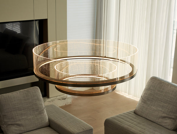 Yarn Chandelier