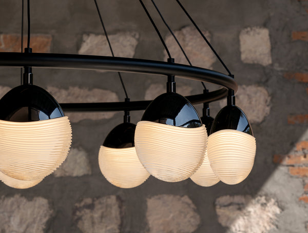 Lunar Pearl Chandelier