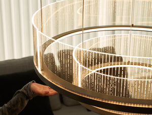 Yarn Chandelier