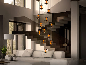 Sunset Staircase Lighting