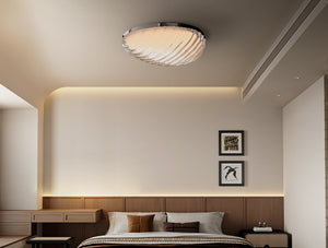 Crystal Shell Flush Mount