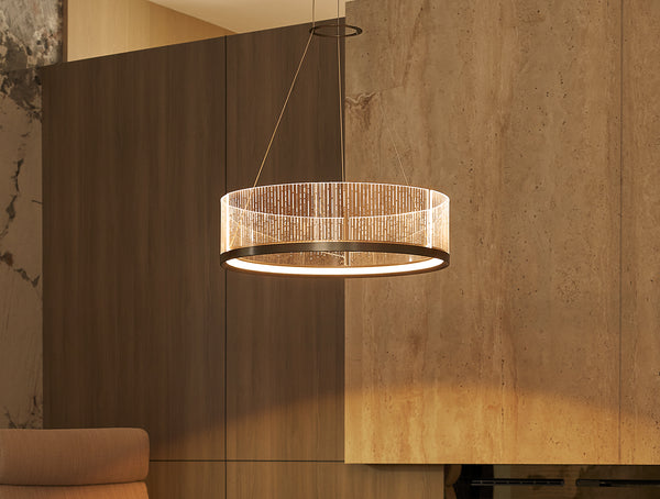 Yarn Chandelier