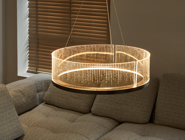 Yarn Chandelier