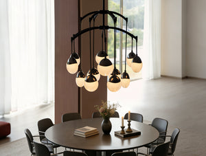 Lunar Pearl Chandelier
