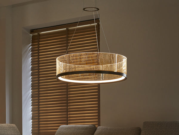 Yarn Chandelier