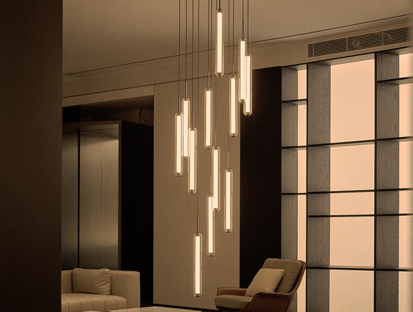 Rainfall Staircase Pendants