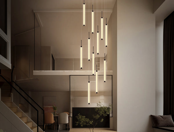 Rainfall Staircase Pendants