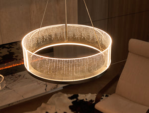 Yarn Chandelier