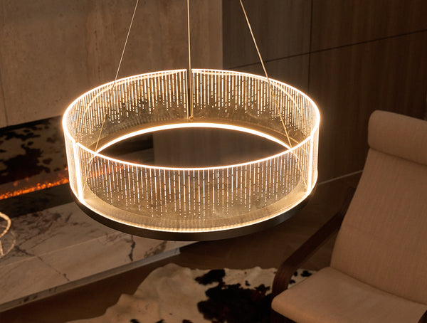 Yarn Chandelier