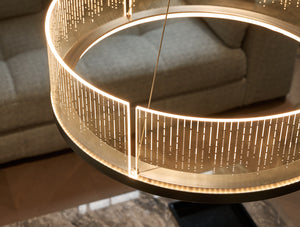 Yarn Chandelier
