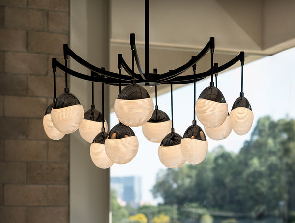 Lunar Pearl Chandelier