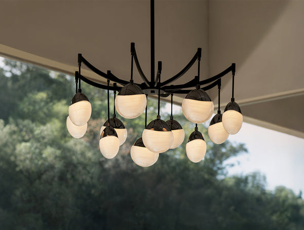 Lunar Pearl Chandelier