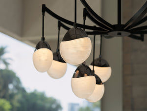 Lunar Pearl Chandelier