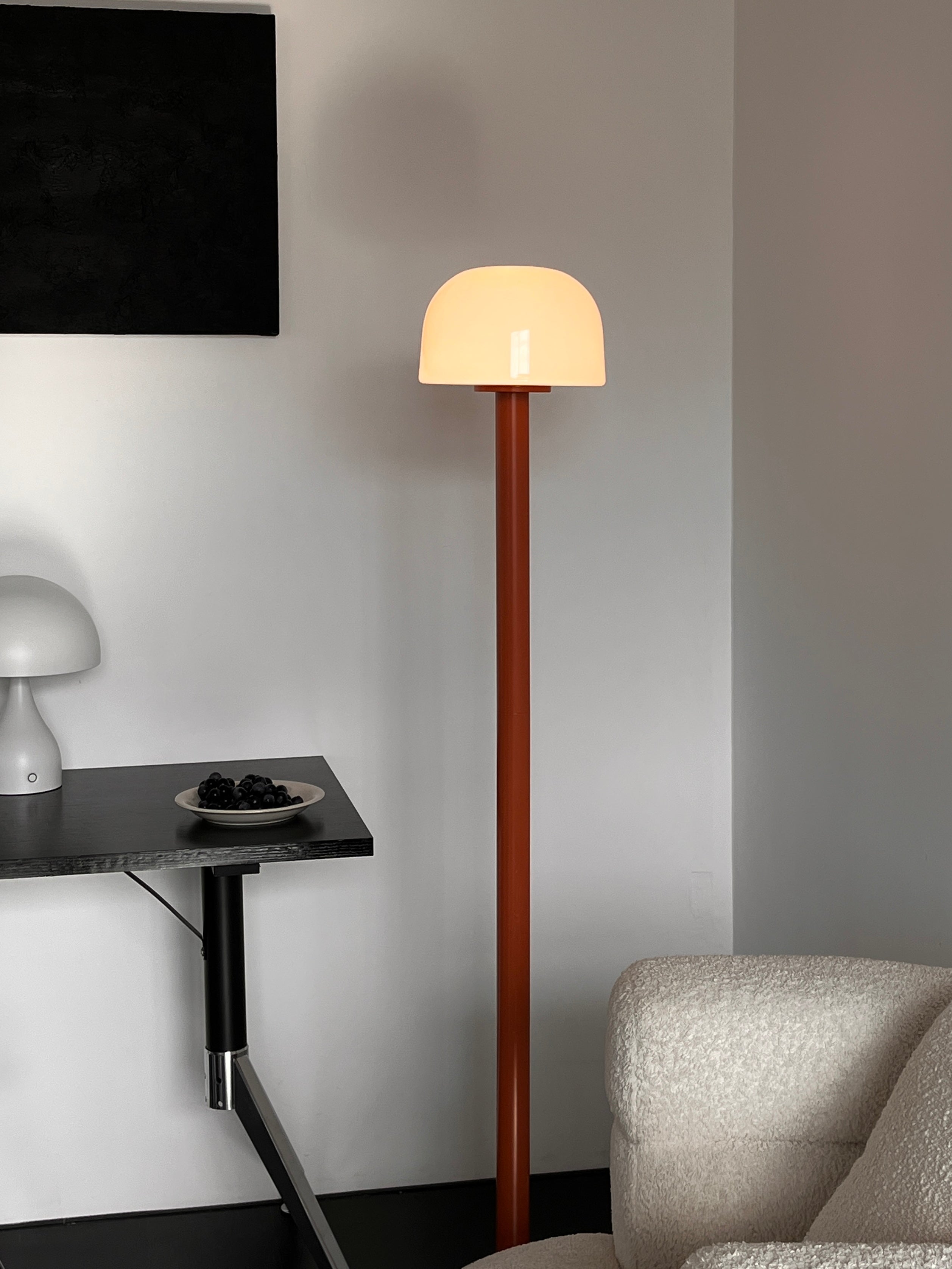 Mushroom Floor Lamp - Orange