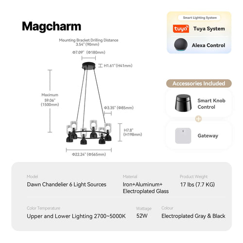 Dawn Chandelier