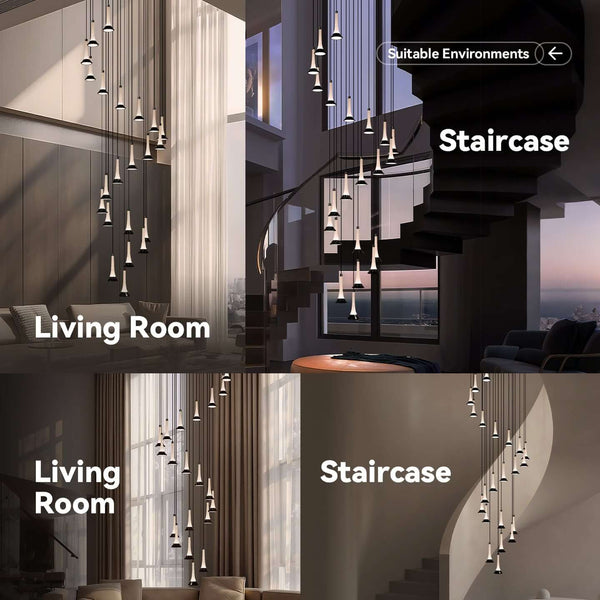 Eiffel Staircase Pendants