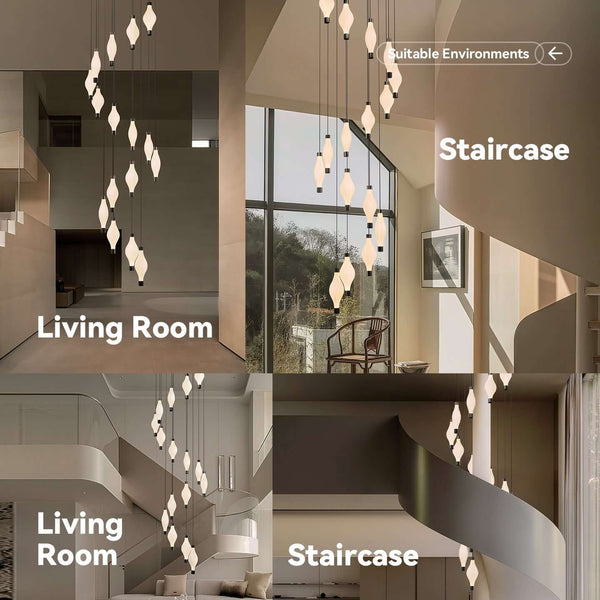 Jade Staircase Pendants