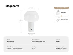 Mushroom Table Lamp