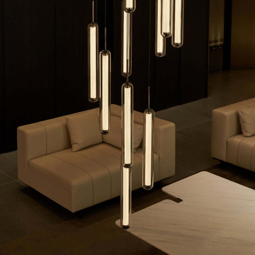 Rainfall Staircase Pendants