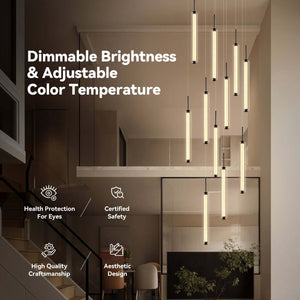 Rainfall Staircase Pendants