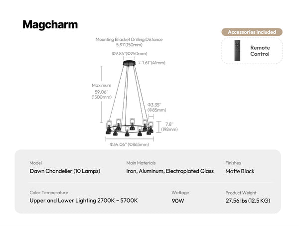 Dawn Chandelier