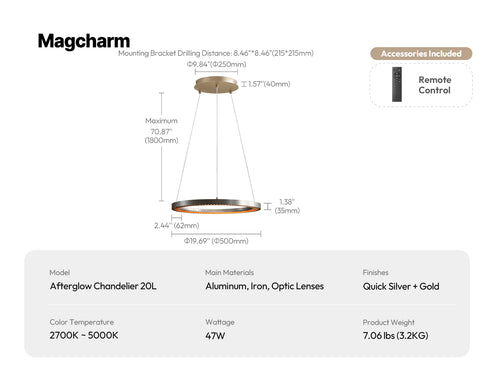 Afterglow Chandelier