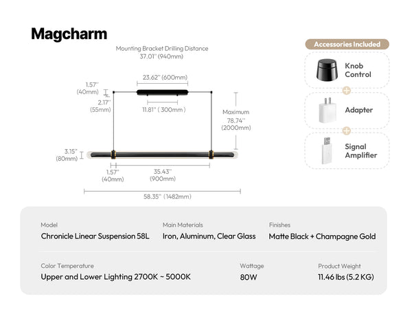 Chronicle Linear Suspension