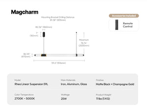 Rhea Linear Suspension
