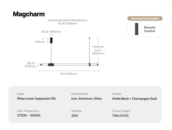 Rhea Linear Suspension