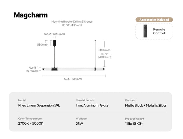 Rhea Linear Suspension