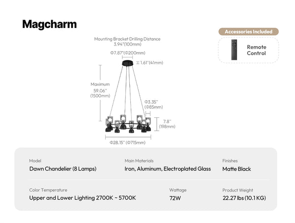 Dawn Chandelier