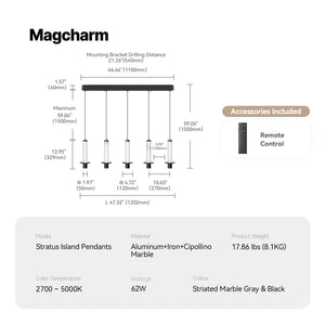 Stratus Island Pendants