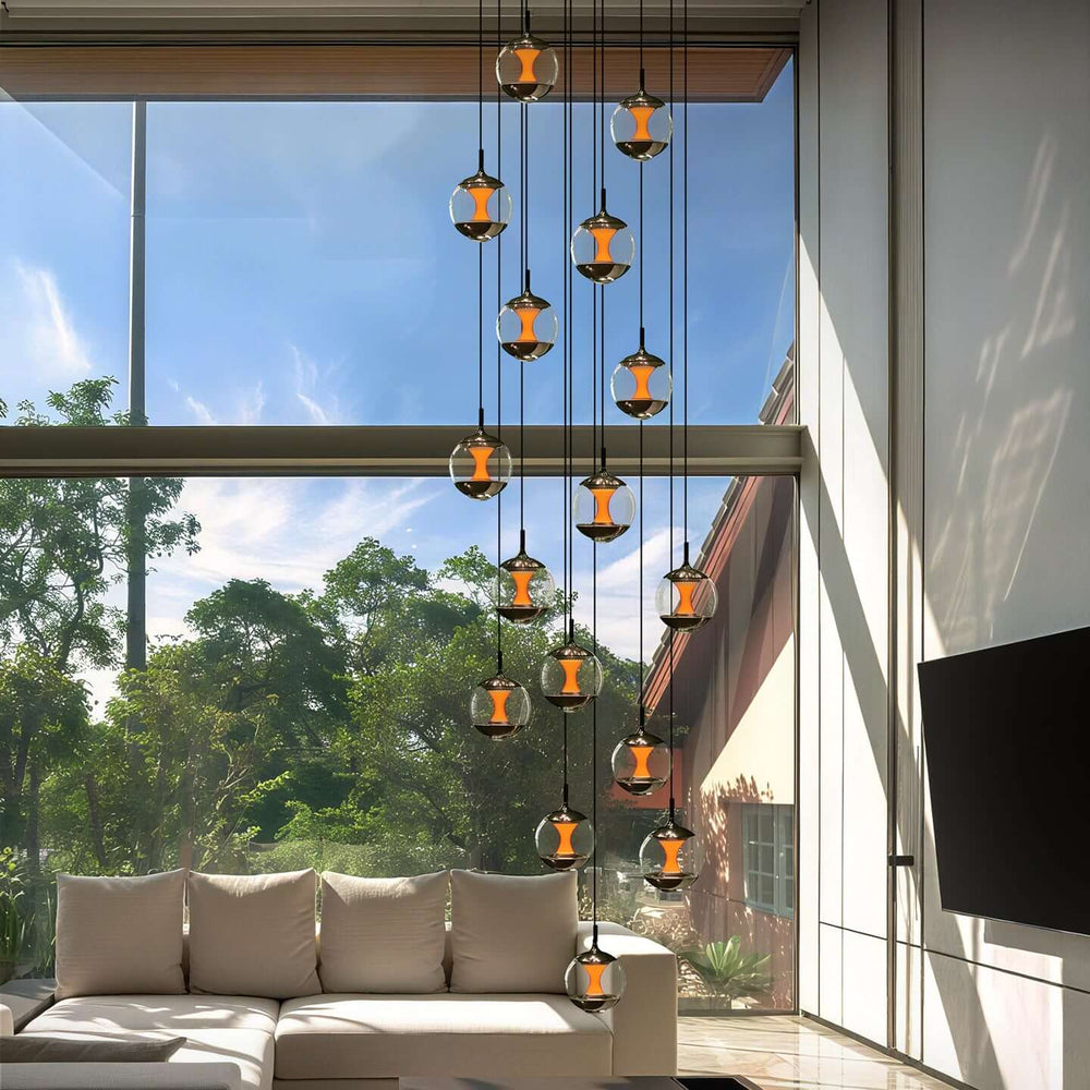 Sunset Staircase Pendants
