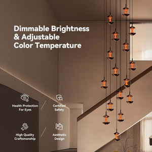 Sunset Staircase Pendants