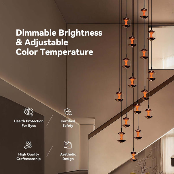 Sunset Staircase Pendants