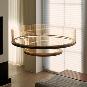 Yarn Chandelier