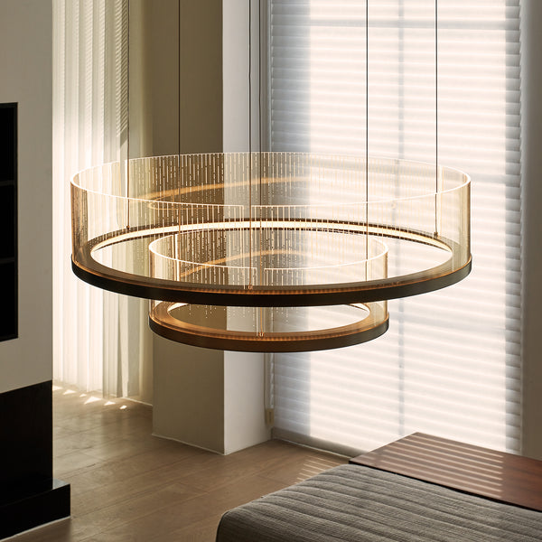 Yarn Chandelier